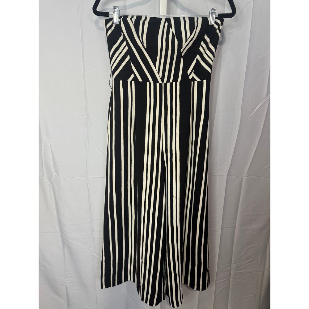 Striped H&M Removable Strap Jumpsuit Size 6, NWT